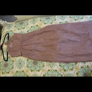 Halter bridesmaid dress